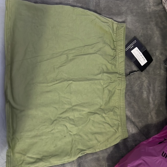 Selling a Sage Khaki Cotton Cut Out Side
Micro Mini Skirt - Picture 3 of 3